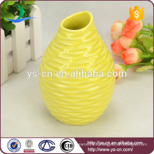Мини-желтая ваза ,, оптовая продажа декоративной вазы